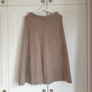 UNIQLO Womens Brown and Cream Skirt